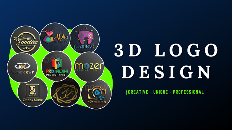3D Logo Design, Best Logo Design